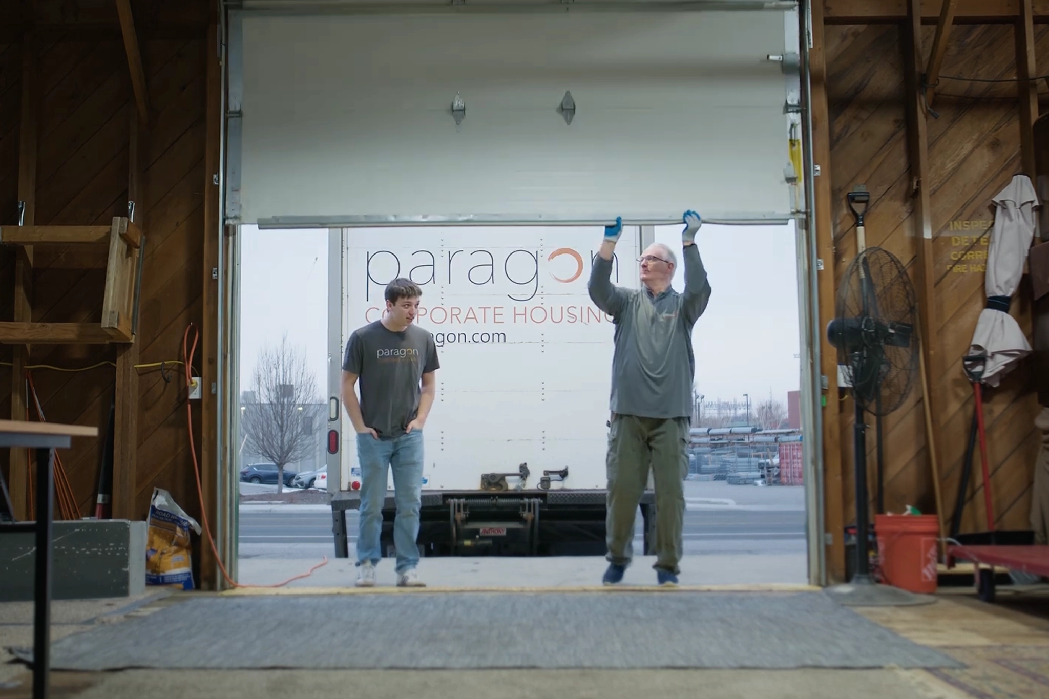 Warehouse Door Up